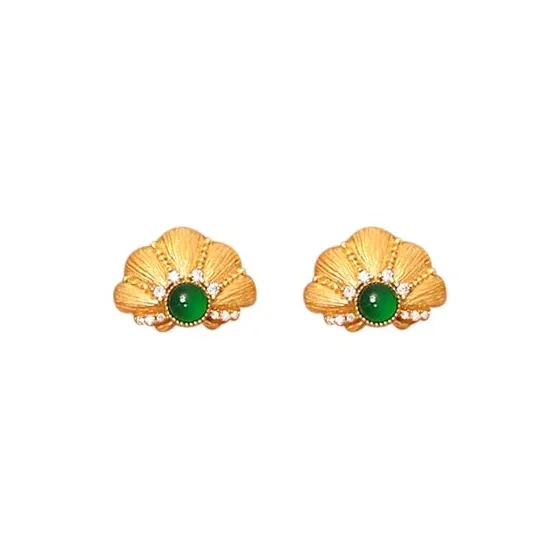 CARAT'S DIARY Colored Glaze Stud Earrings Women's-0