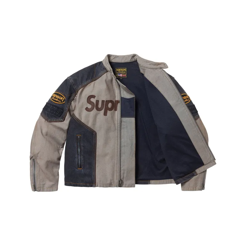 Supreme Vanson Leathers Cordura Cotton Jacket-1