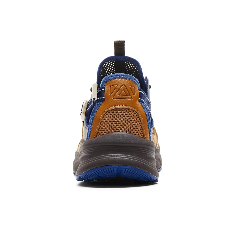 PEAK Cushioning Rebound Wear Resistant Breathable Slip Resistant Low Top Casual Shoes Men's Fawn Brown-4