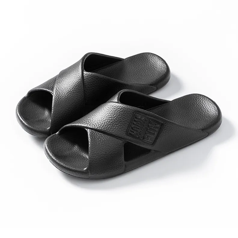 Golofi Home EVA Textured Slippers Summer Indoor Bathing Soft Sole Slip Resistant Lightweight Bathroom Slippers-5