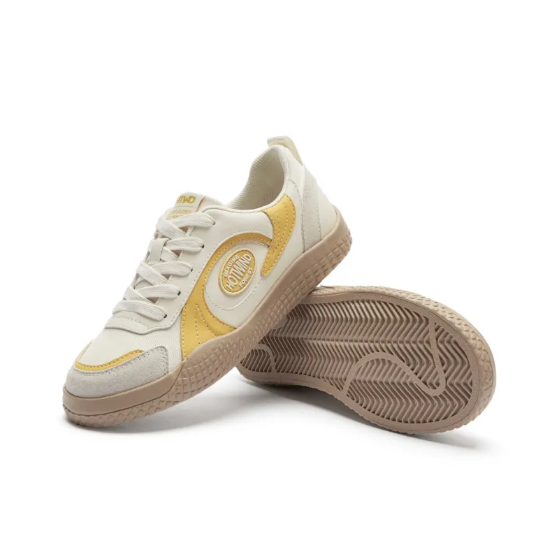 Hotwind Abrasion-Resistant Slip-Resistant Low-Top Skateboard Shoes Women's-8