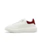 Pure White/Bordeaux Red