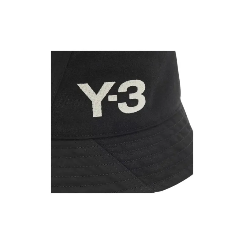 Y 3 Logo Embroidered Bucket Hat-3