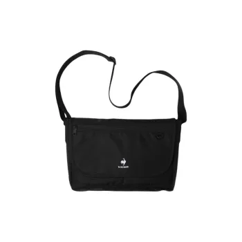 Le Coq Sportif Polyester Messenger Bag, Shoulder Bag Mini Unisex Black