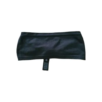 Lululemon Nylon, Polyester, Polyurethane Hair Bands Unisex Black