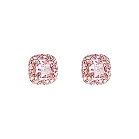 WAW Gold-Plated Copper Stud Earrings Women's-0