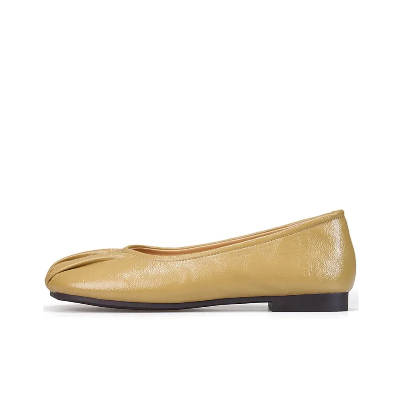 Joy&Mario Casual Single Shoes 1.5cm Women's Apricot-0