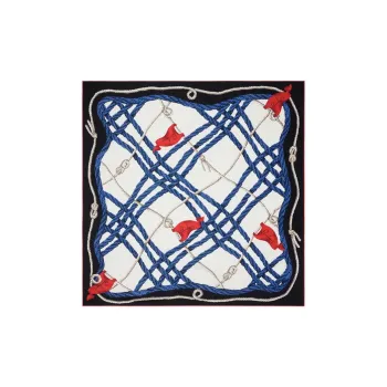 Burberry Knot check Silk Scarf