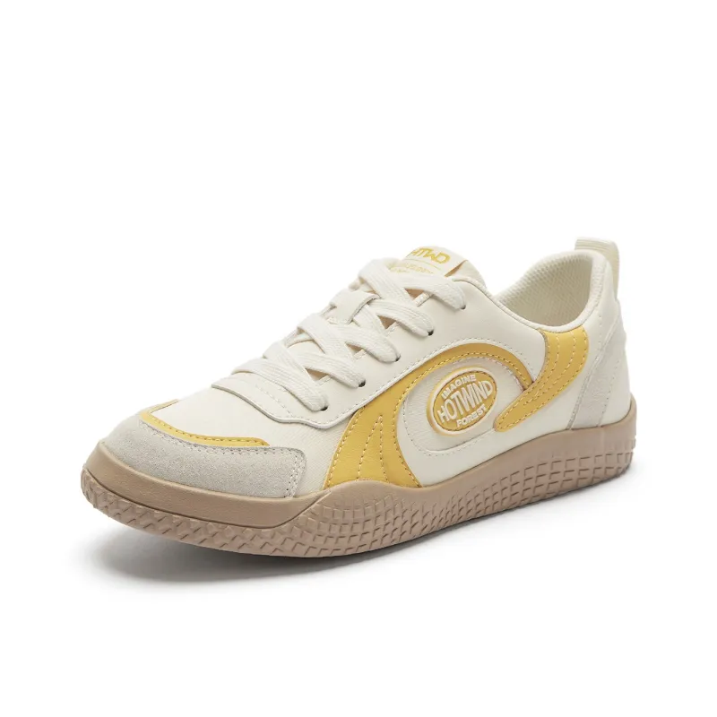 Hotwind Abrasion-Resistant Slip-Resistant Low-Top Skateboard Shoes Women's-9