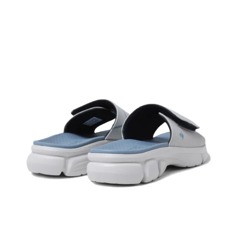 Le Coq Sportif L2K Slip Resistant Abrasion Resistant Slide Slippers Unisex Gray Blue-2