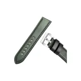 Silver-Tone Buckle-Green