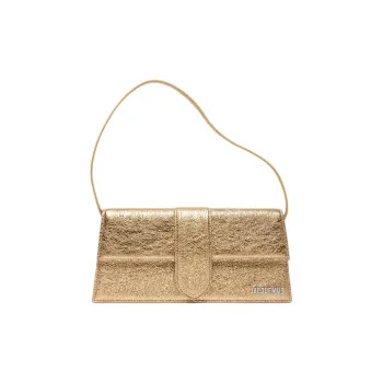 Jacquemus Calfskin Shoulder Bag Women's Gold
