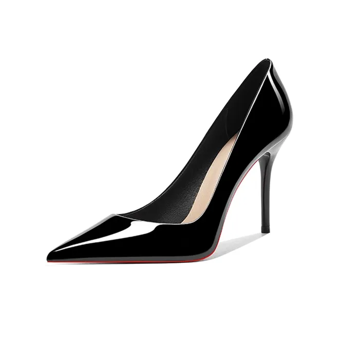 ROBINHOOD Castle Exclusive 3D Box Slim Heel High Heels Women's-2