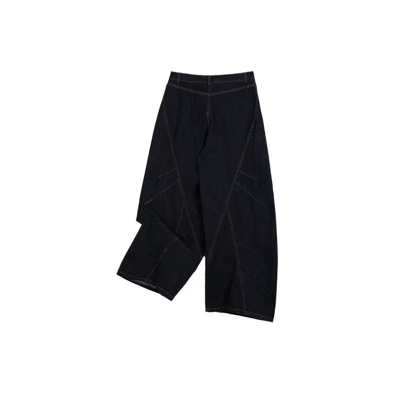 HEIYIXIANSHENG Jeans Unisex Black-1