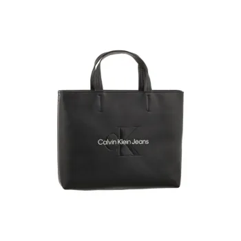 CALVIN KLEIN Artificial Leather Tote Bag, Shopping Bag, Shoulder Bag, Crossbody Bag, Handbag Mini Women's Black