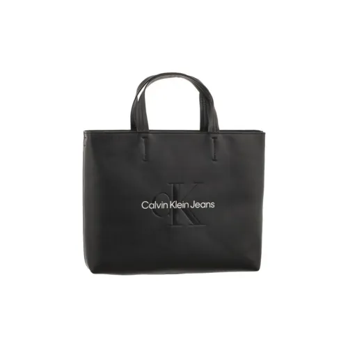 CALVIN KLEIN Artificial Leather Tote Bag, Shopping Bag, Shoulder Bag, Crossbody Bag, Handbag Mini Women's Black