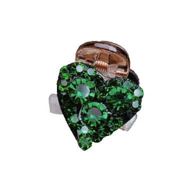 ZWU Acrylic Crystal Hair Clips Women's-12