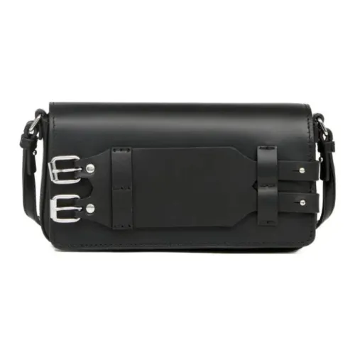 MM6 Maison Margiela Calfskin Shoulder Bag Small Size Women's Black