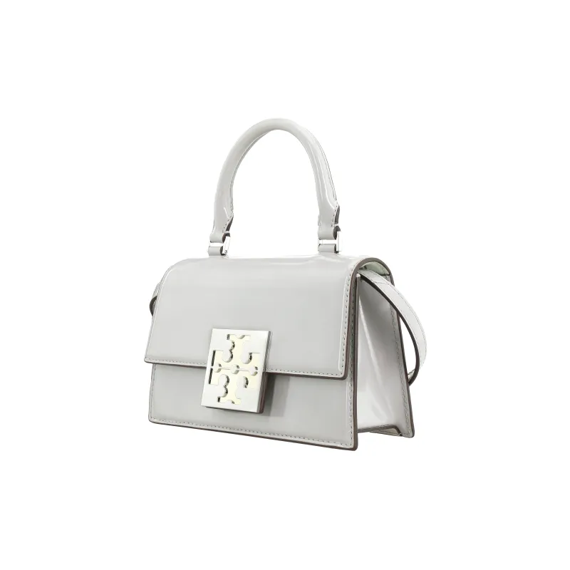 TORY BURCH BON BON Cow Leather Shoulder Bag Crossbody Bag Handbags Mini Women's Gray-1