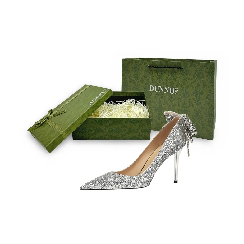 Dunnu Slim Heel High Heels 8cm Women's Box Included-20