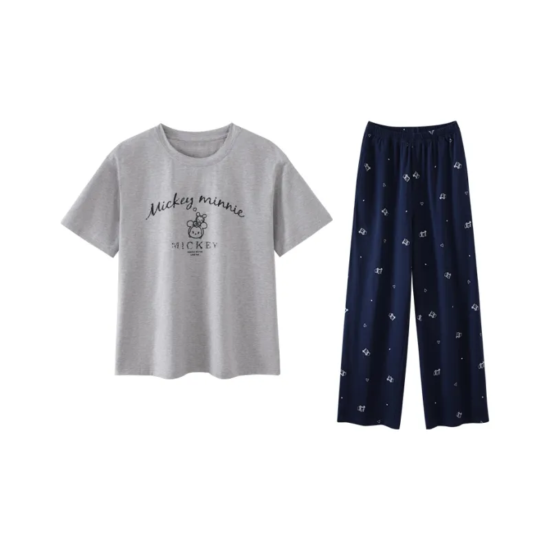 JINGYUN x Disney Pajama Set Women's Bean Gray-4