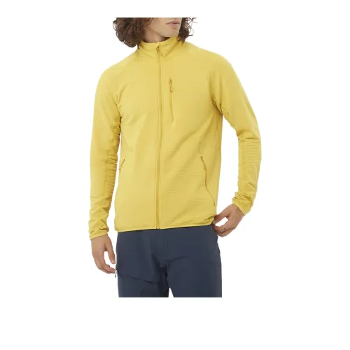 SALOMON ESSENTIAL LIGHTWARM Climbing Clothing Men's Yellow