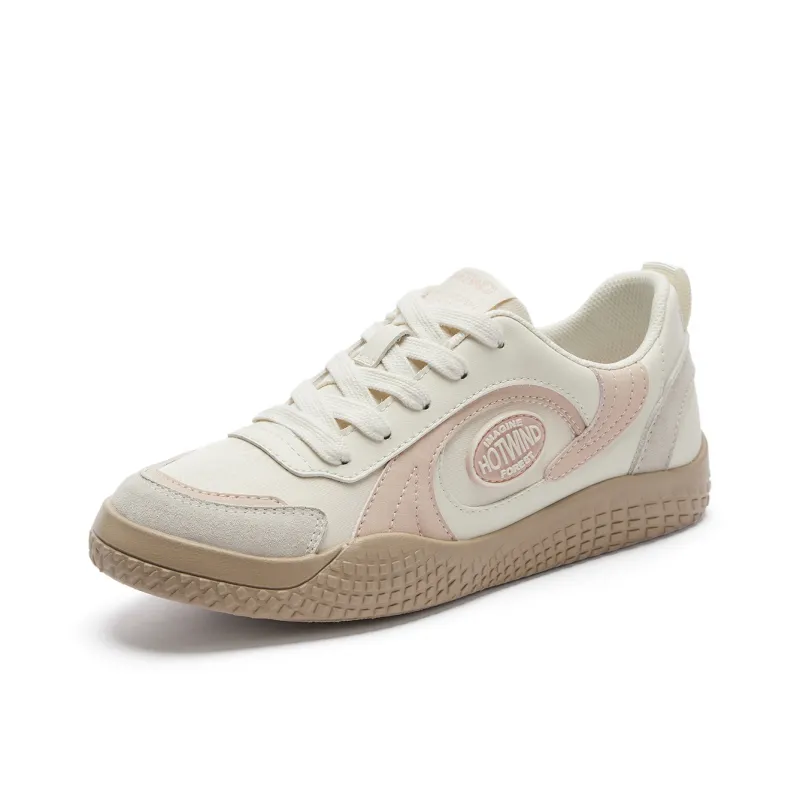 Hotwind Abrasion-Resistant Slip-Resistant Low-Top Skateboard Shoes Women's-19