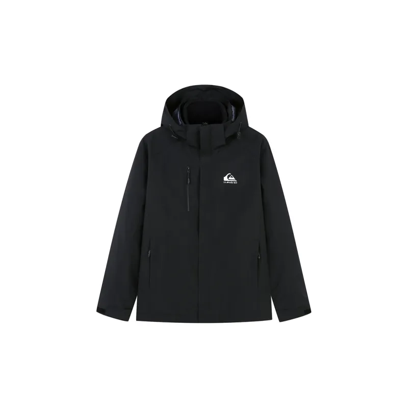 Quiksilver Hiking Water-Resistant Windproof Water-Repellent Rainproof Windbreaker Jacket Unisex-9