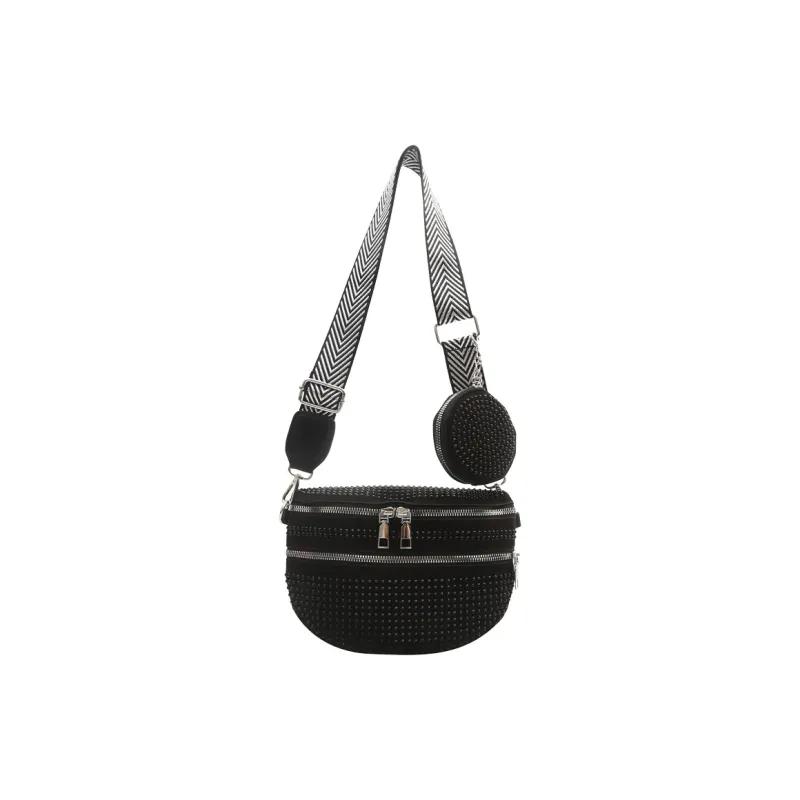 AOSONG Fabric Shoulder Bag Women's Multicolor-6