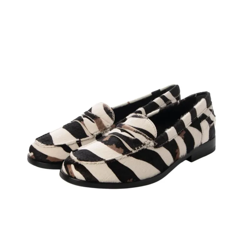 TOD'S Loafers Women's Black White-1