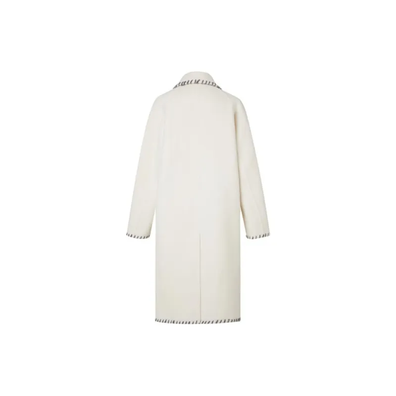 III VIVINIKO Coat Women's Raw White-1