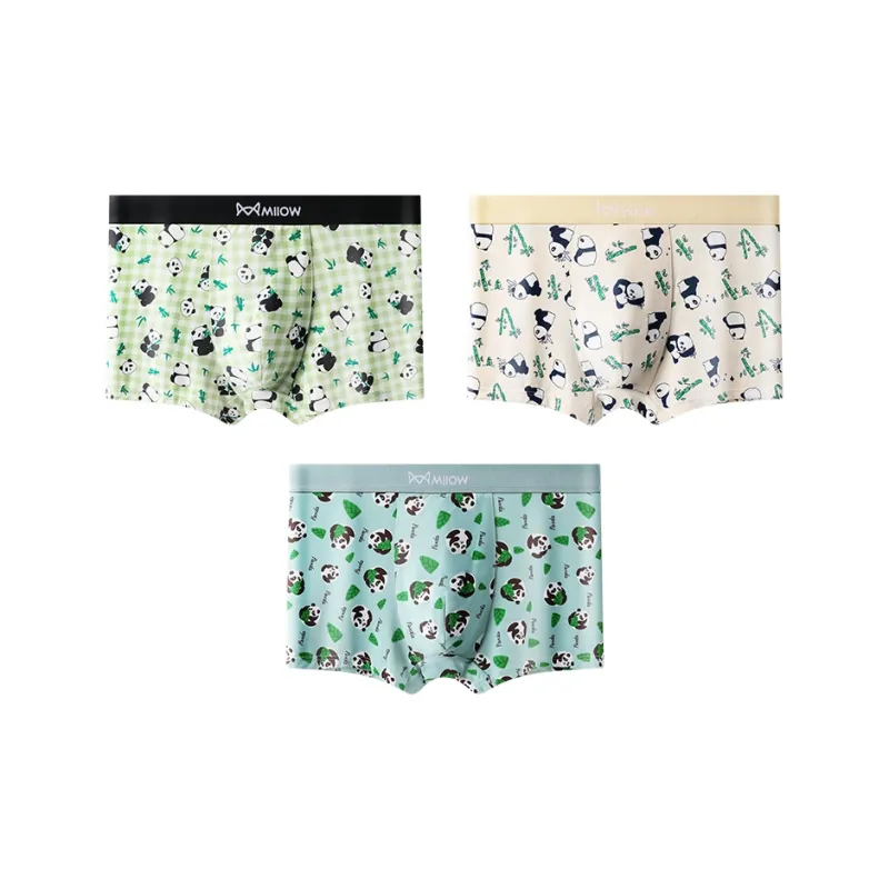 MIIOW Trendy Party Collection Cooling Summer Collection Underpants Men's 3 Pack-18