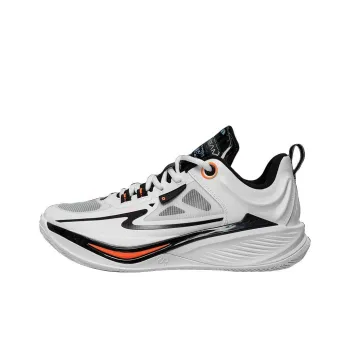 Erke Humble TD Anti Slip Wear Resistant Low Top Basketball Shoes Men's Erke White