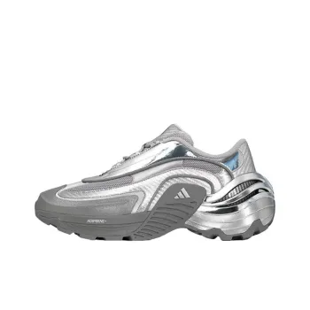 Adidas Wonder Runner Breathable Height Increasing Low Top Running Shoes Unisex Gray Silver
