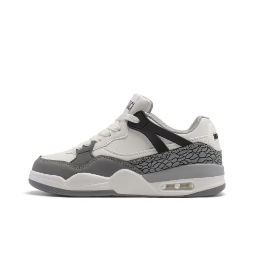 ABCYLM Low Top Casual Shoes Unisex Gray Black