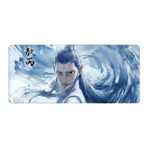 Beams Ne Zha Ao Bing Extra Large Mouse Lock Edge Anime Desktop Mat Office E-Sports Mouse Pads