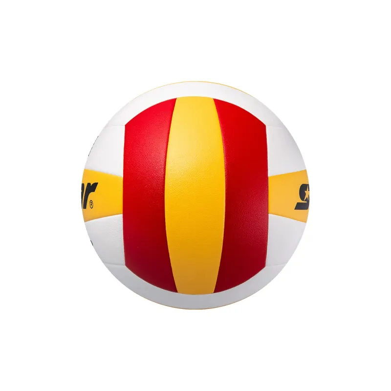 Star PU Size 5 Ball Volleyball Unisex Yellow Red White-6