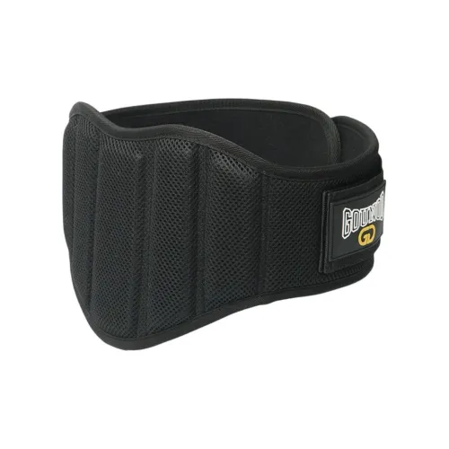 GOUNOD Back Support Braces Fitness Exercises Protective Compression Black Polyester Unisex