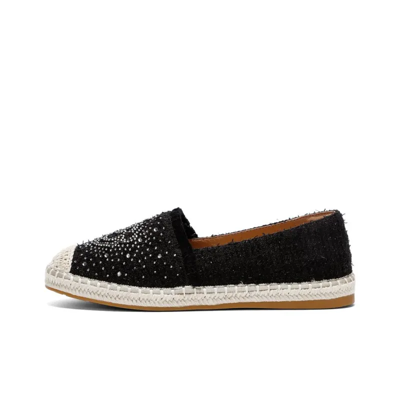 Senda Espadrilles Women's Black/Apricot/Pink-4