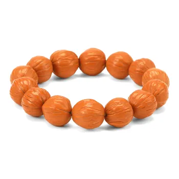 Tanner Monkey Head Walnut Bracelets Unisex