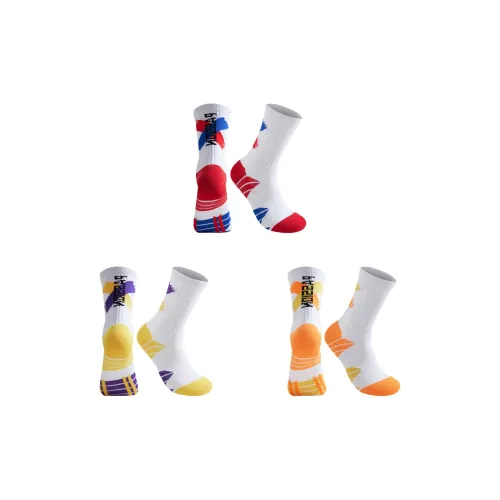 PLANDOO Basketball Socks Unisex 3 Pack