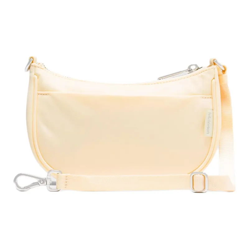 Lululemon Nylon Handbag, Shoulder Bag Mini Women's Cream Yellow-1