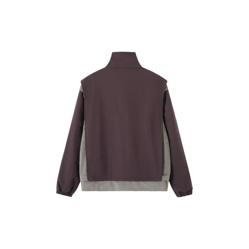 CONP Jackets Coats Unisex Dark Reddish Purple-1
