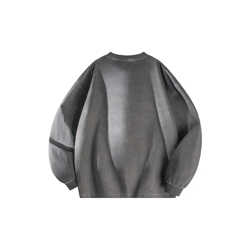 Qnxeey Sweatshirt Unisex Mecha Silver-3