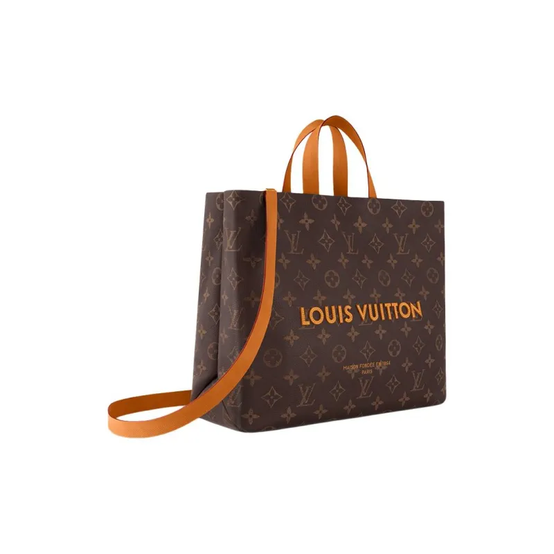 LOUIS VUITTON Shopper Tote Mm Lv Monogram-1