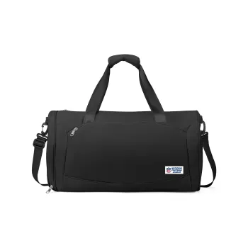 NFL Fabric Gym Bag Travel Bag Shoulder Bag Crossbody Bag Unisex Black