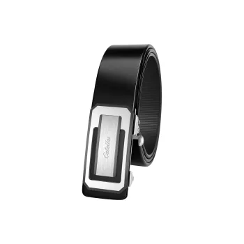 CATELLES Unlined Top Grain Cow Leather Leather Belts Men's Width  3.5cm