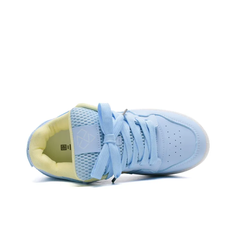 Circle Small Coverage Lightweight Breathable Height Increasing Low Top Skateboard Shoes Unisex-36