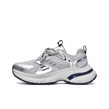 MISTERY Support Wear Resistant Slip Resistant Low Top Chunky Sneakers Women's