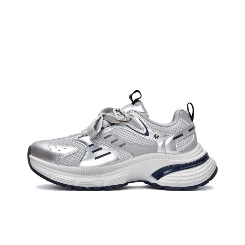MISTERY Support Wear Resistant Slip Resistant Low Top Chunky Sneakers Women's